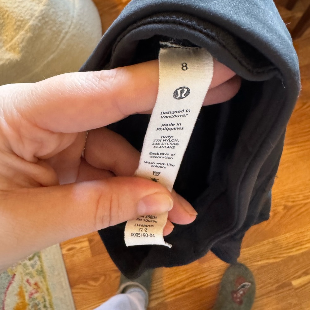 Lululemon Invigorate High Rise Crop Leggings 23”